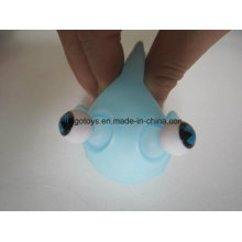 Blue PVC Mini Fish Toys